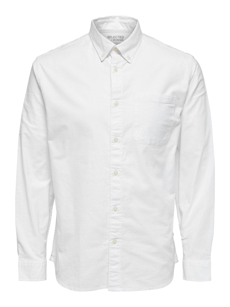 Selected homme Herren Hemden  White
