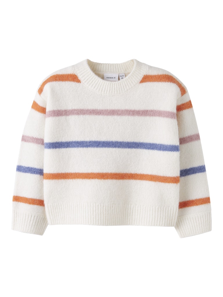 Name it Mädchen Pullover & Strickjacken Cloud Dancer