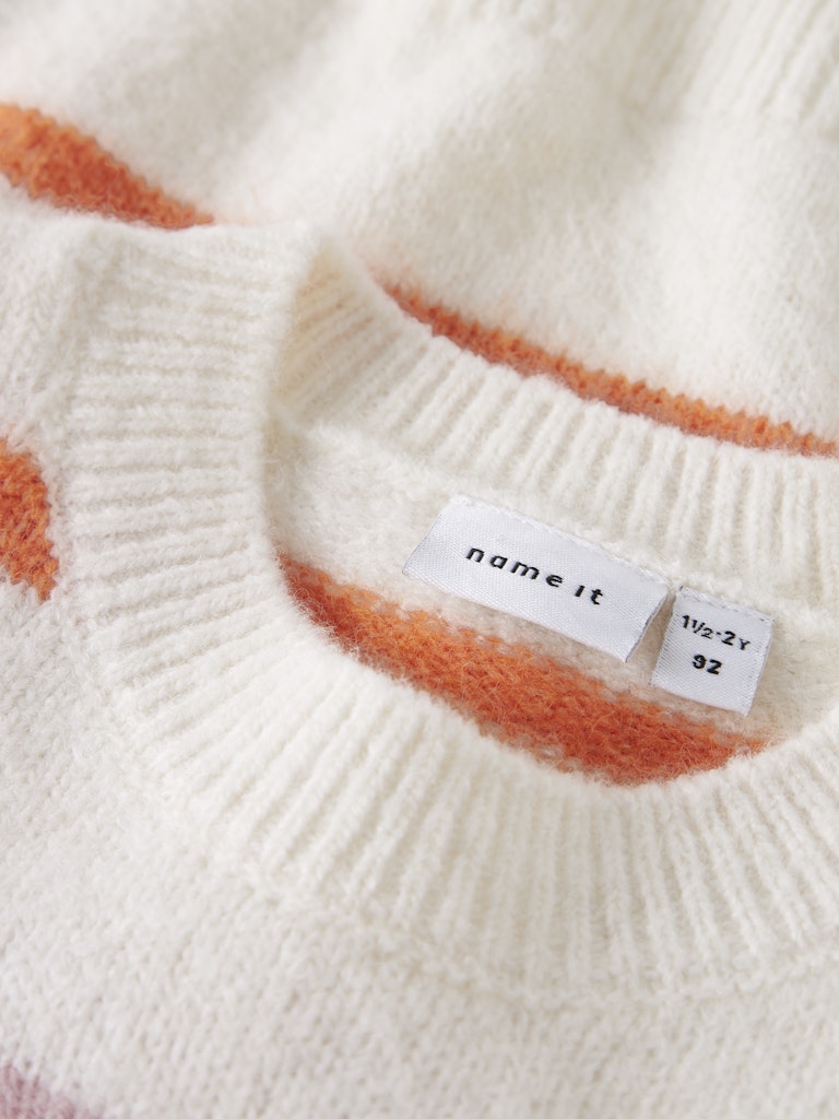 Name it Mädchen Pullover & Strickjacken Cloud Dancer