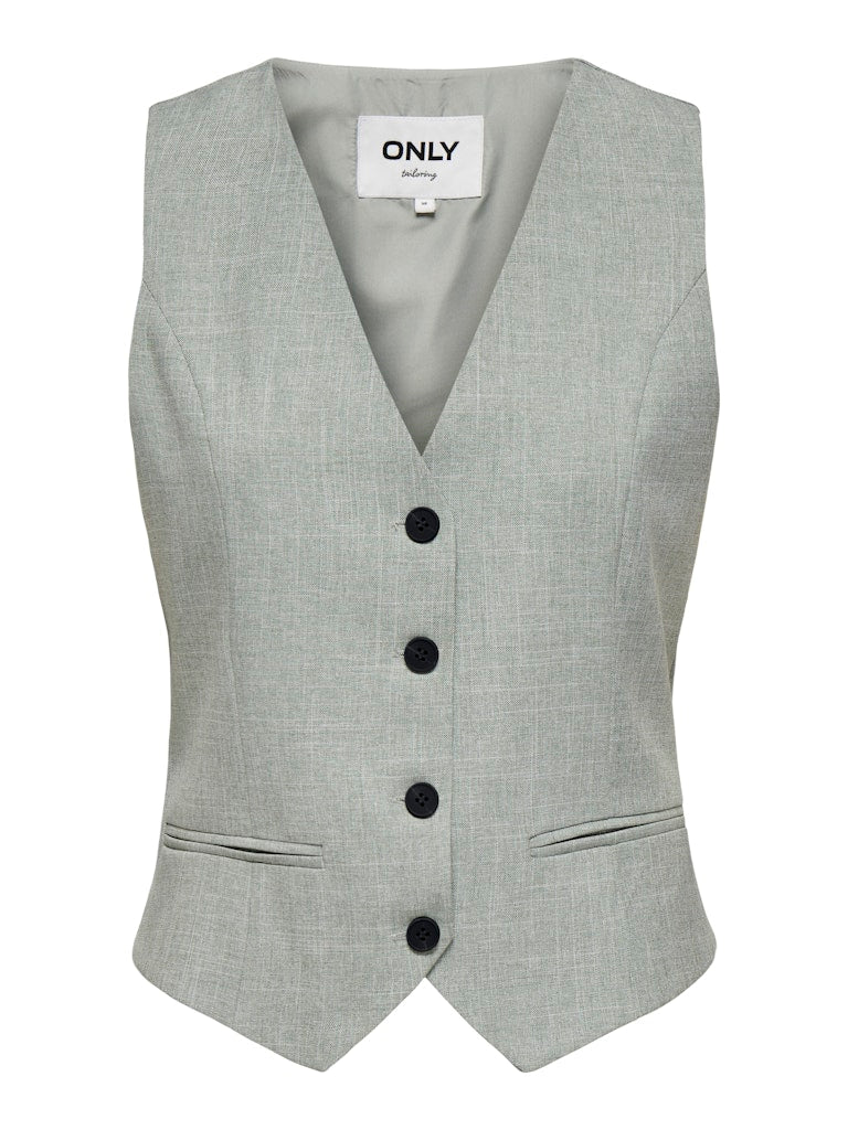 Only Damen Indoorwesten Lily Pad/Melang