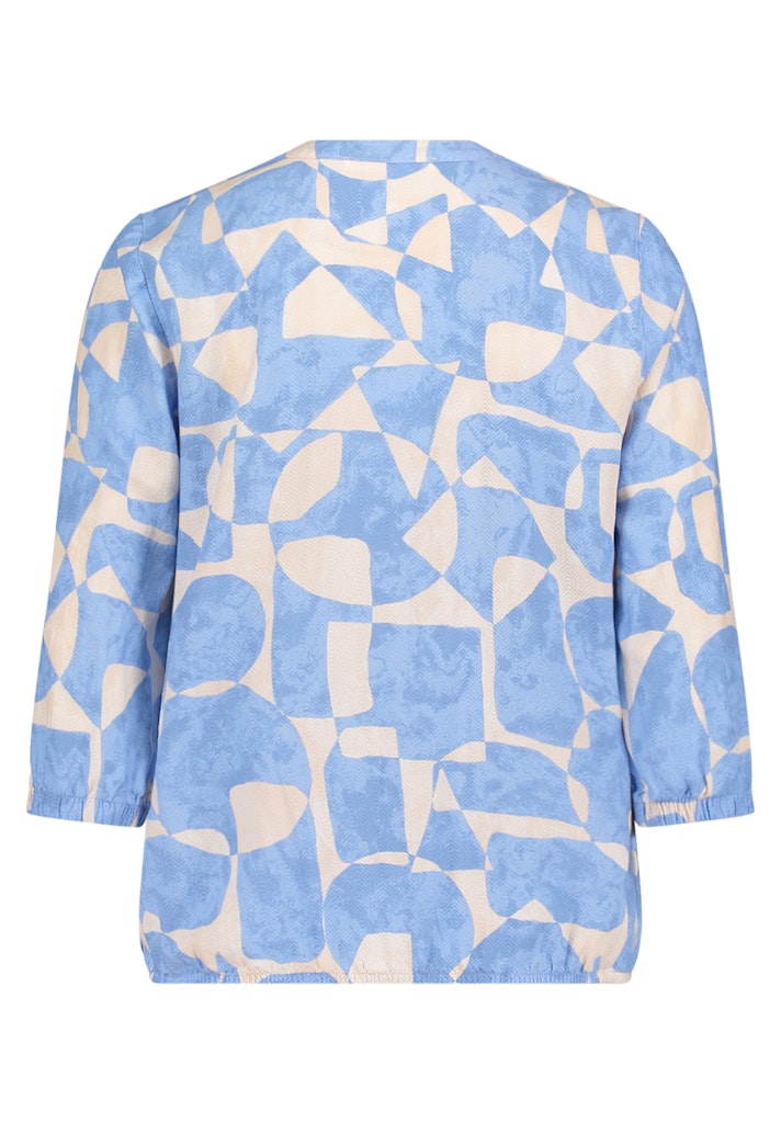 Betty & Co Damen Blusen Blue/Cream