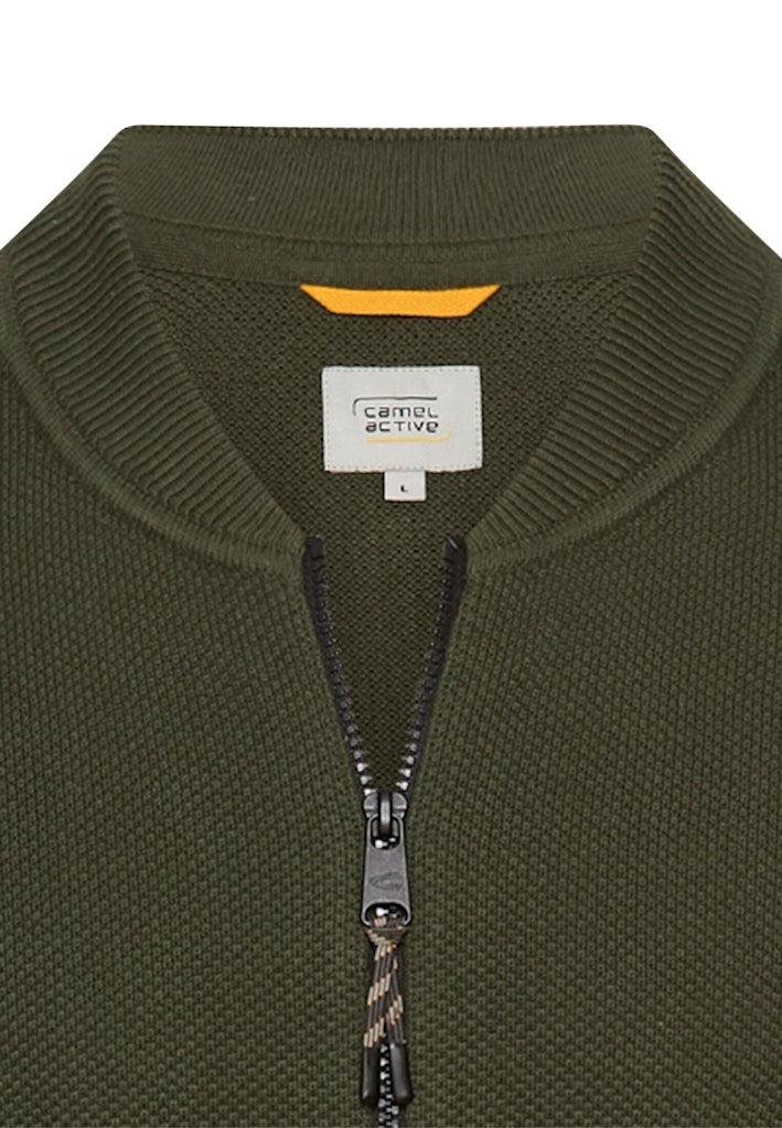 Camel active Herren Strickjacken  Forest Green