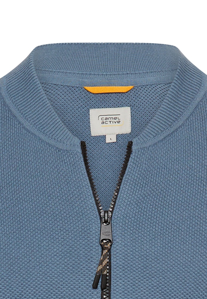 Camel active Herren Strickjacken  Stone Blue
