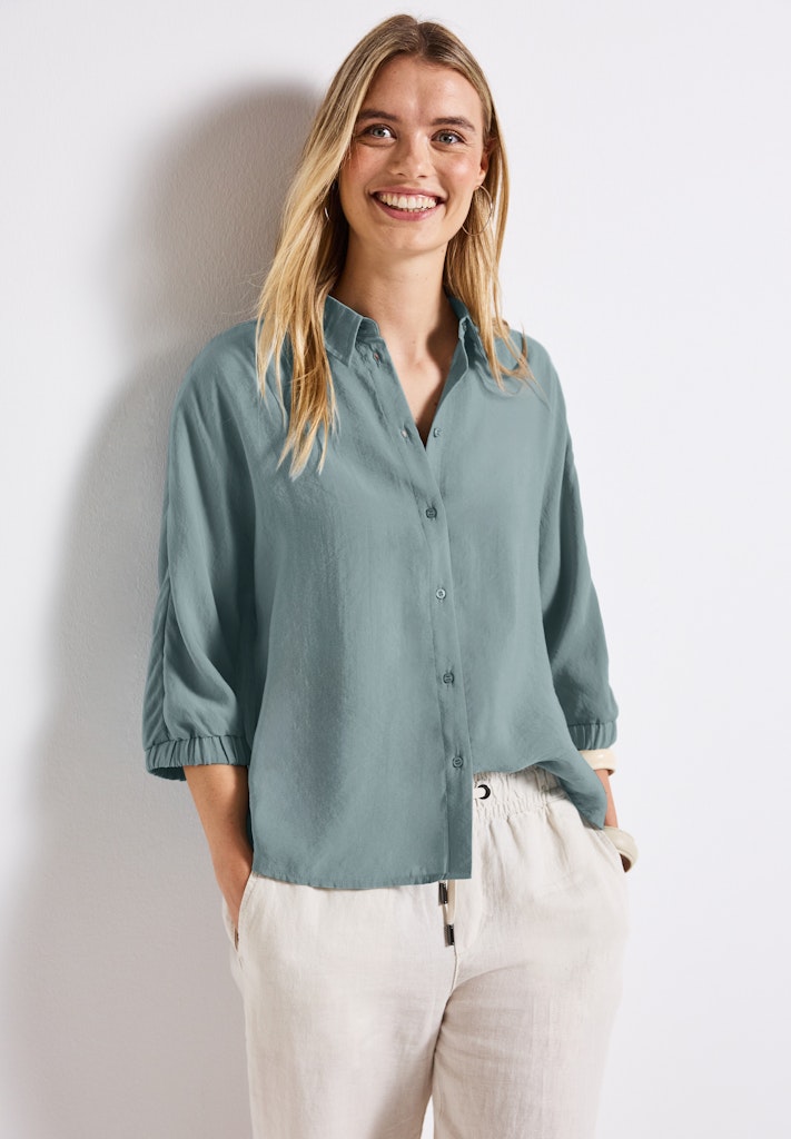 Street One Damen Blusen  Arona Blu