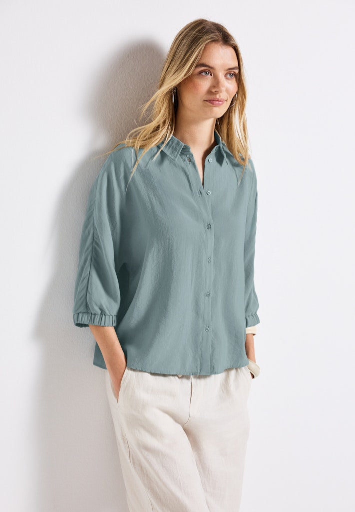 Street One Damen Blusen  Arona Blu