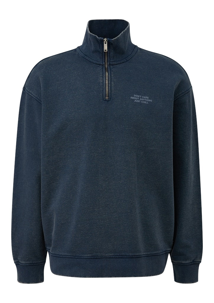 QS by S.Oliver Herren Sweatshirts Blue