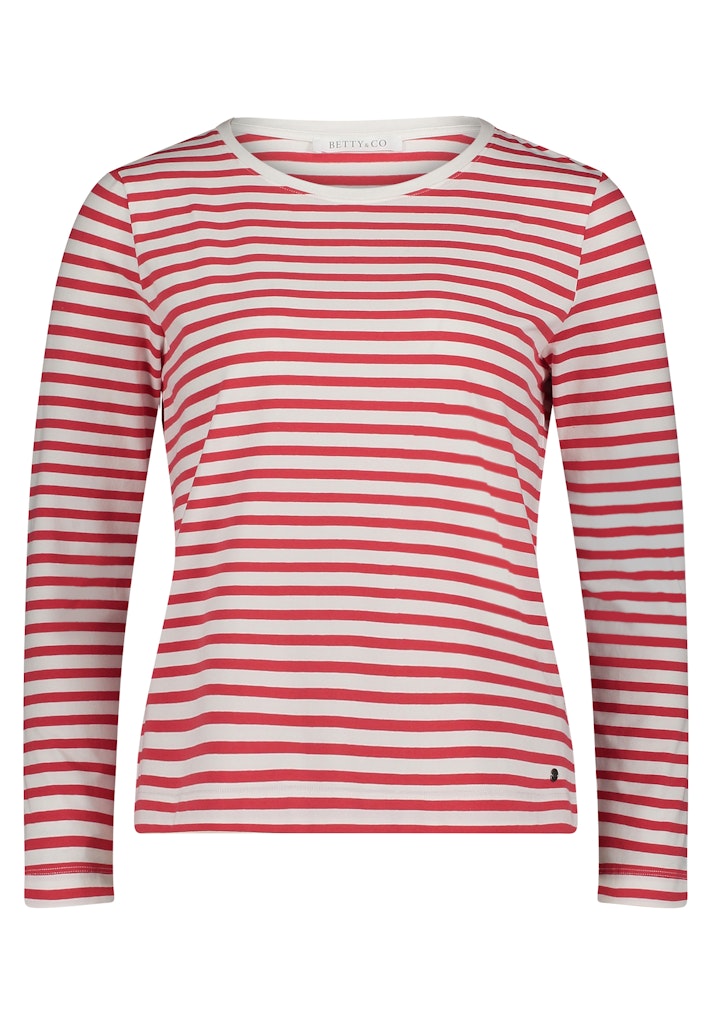 Betty & Co Damen T-Shirts Cream/Red