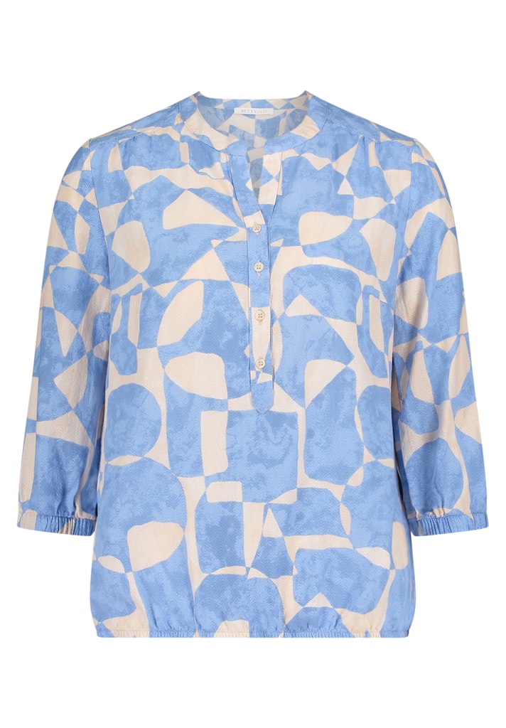Betty & Co Damen Blusen Blue/Cream
