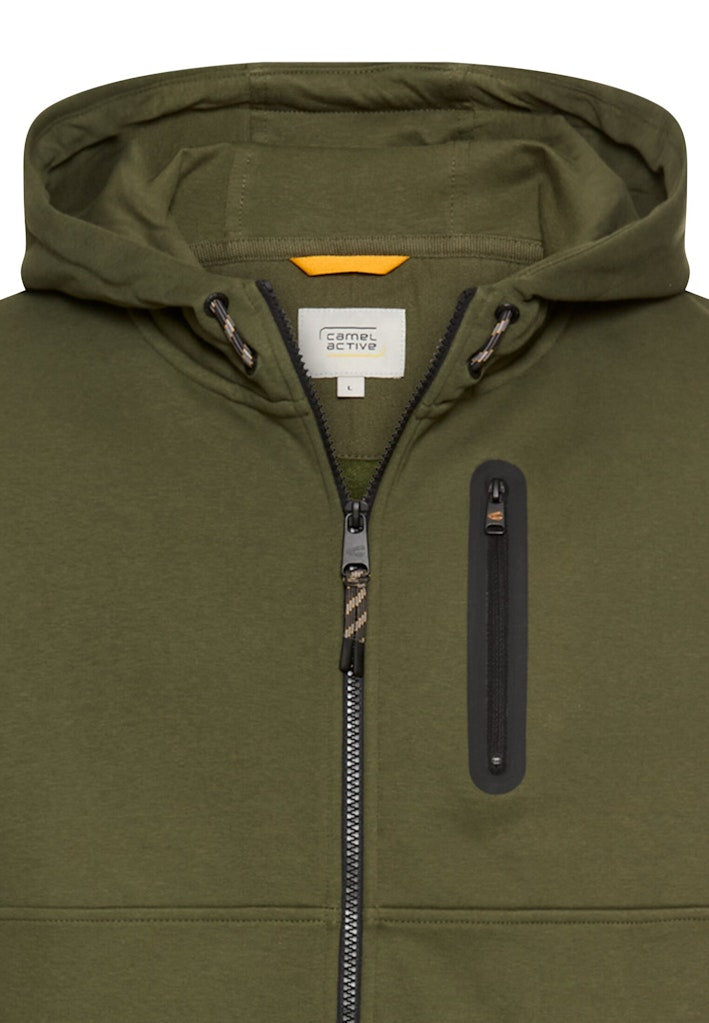 Camel active Herren Sweatjacken  Forest Green