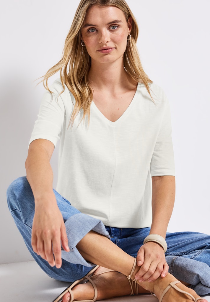 Street One Damen T-Shirts  Off White