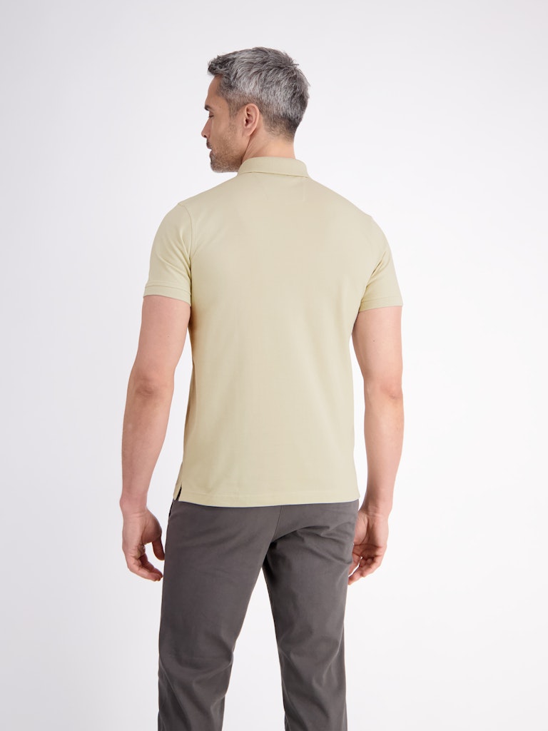 Lerros Herren Polo-Shirts Foam White