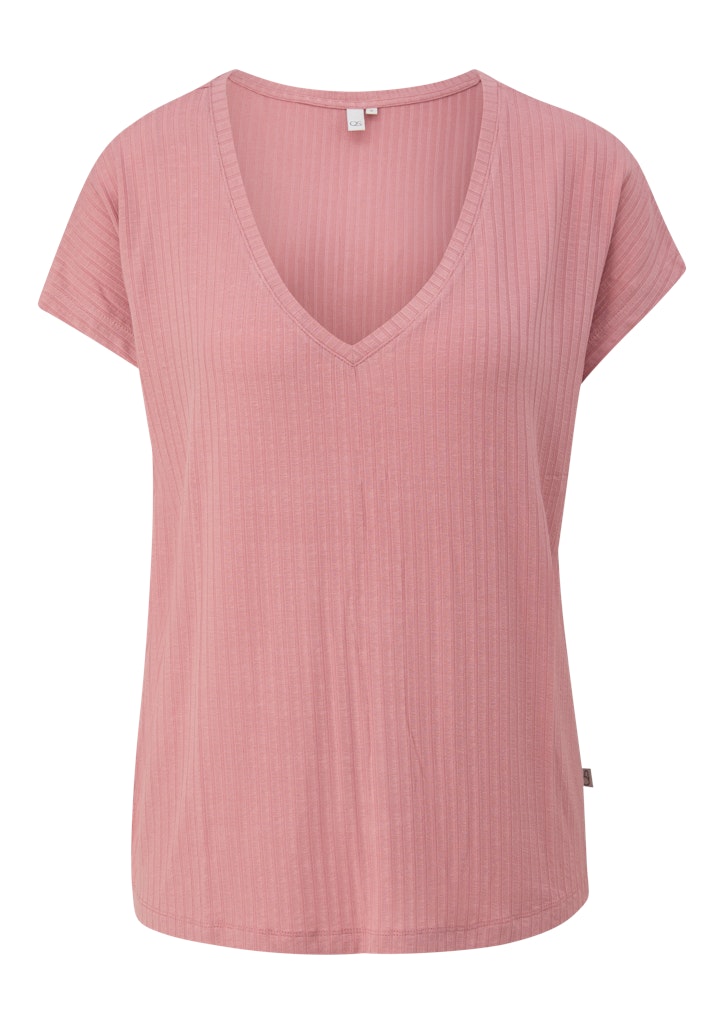 QS by S.Oliver Damen T-Shirts Lilac/Pink
