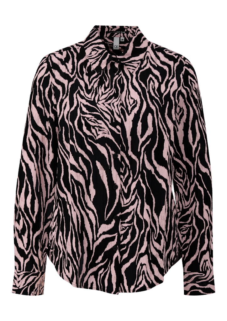 QS by S.Oliver Damen Blusen Grey/Black