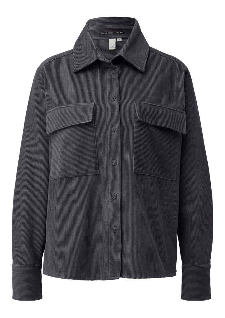 QS by S.Oliver Damen Blusen Grey/Black