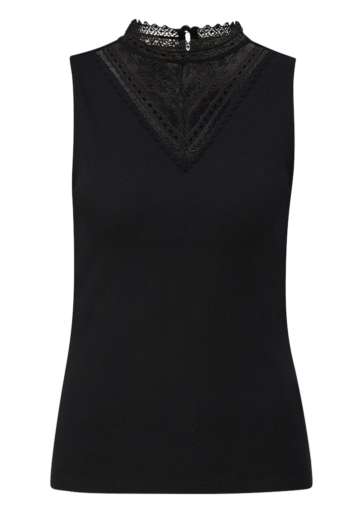 QS by S.Oliver Damen Tops Grey/Black