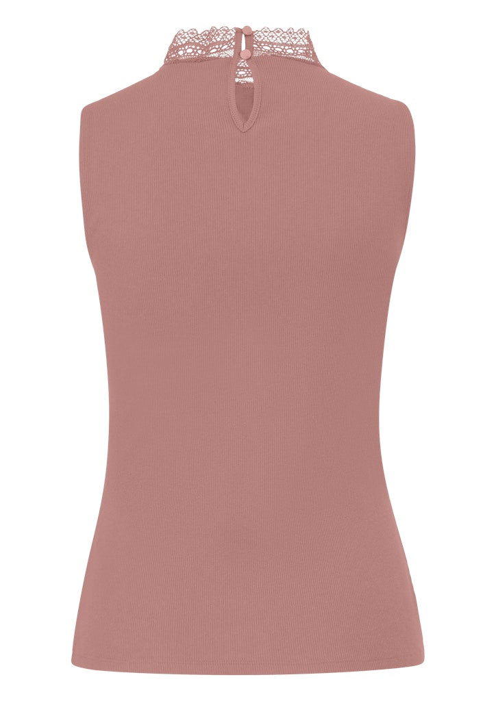 QS by S.Oliver Damen Tops Lilac/Pink