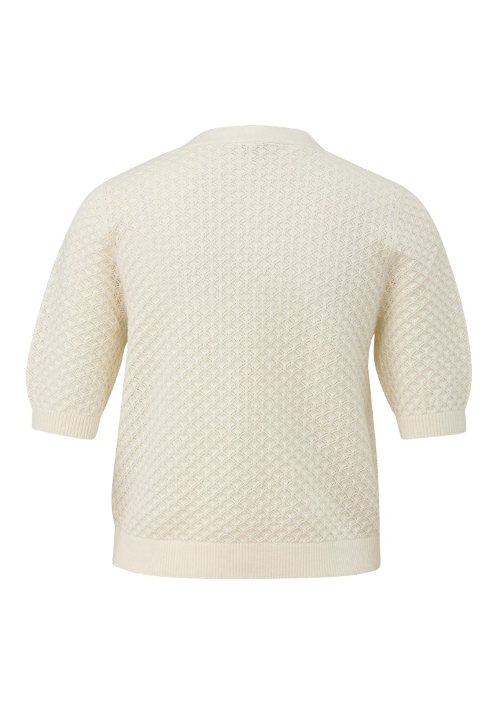 QS by S.Oliver Damen Strickjacken White