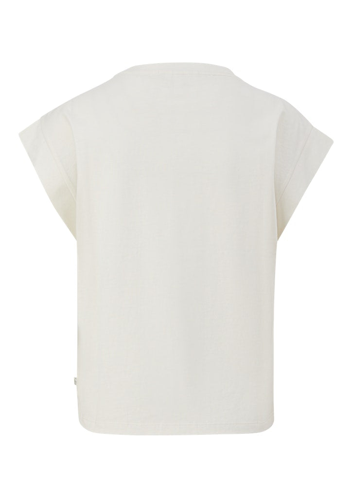 QS by S.Oliver Damen T-Shirts White