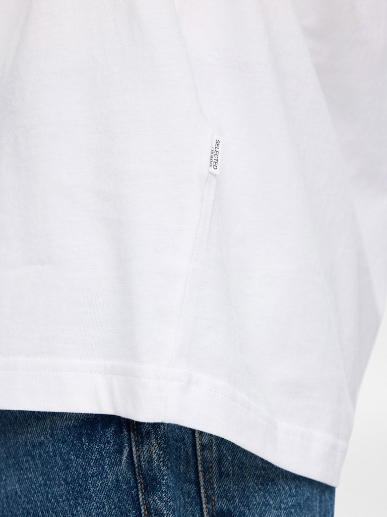 Selected homme Herren T-Shirts kurz Bright W