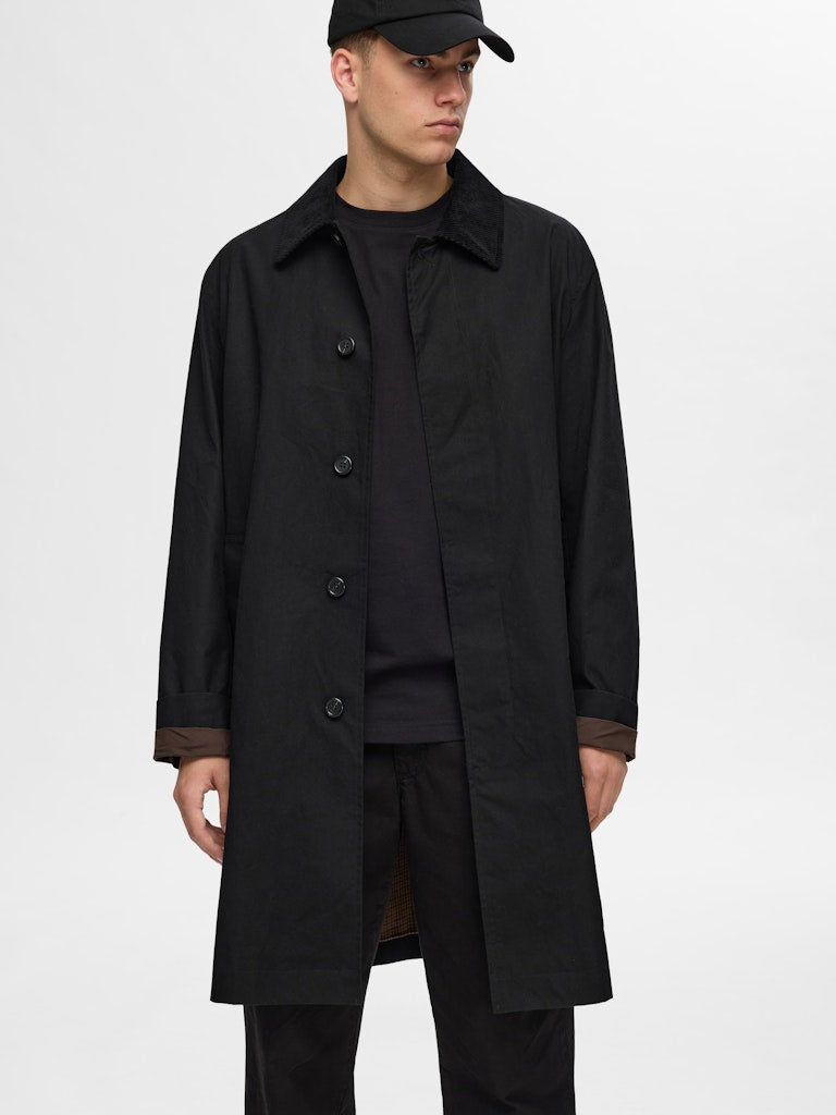 Selected homme Herren T-Shirts kurz Black