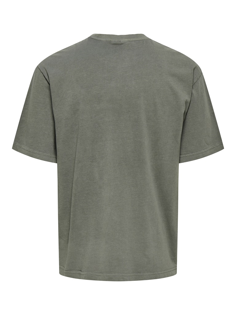 Only & Sons Herren T-Shirts kurz Castor Gray