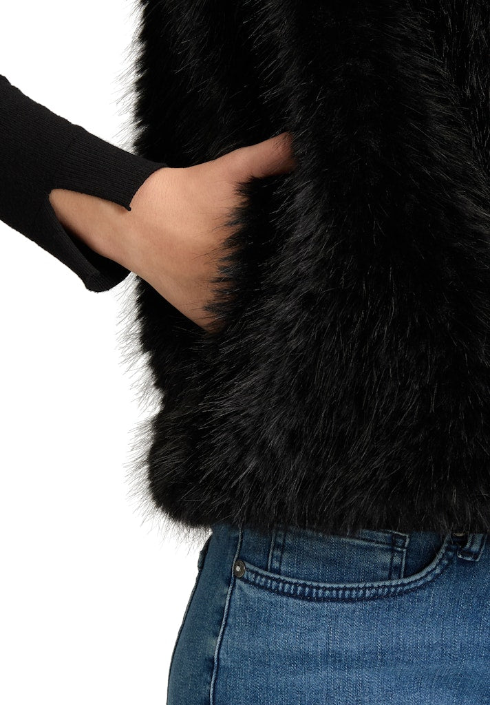 Amber & June Damen Outdoorwesten Jet Black