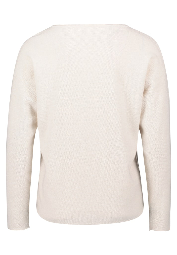 Betty & Co Damen Pullover Bright Cream Me