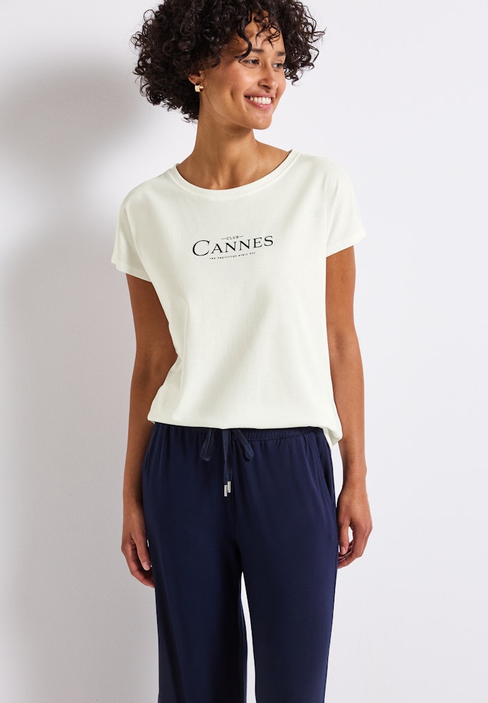 Street One Damen T-Shirts Off White