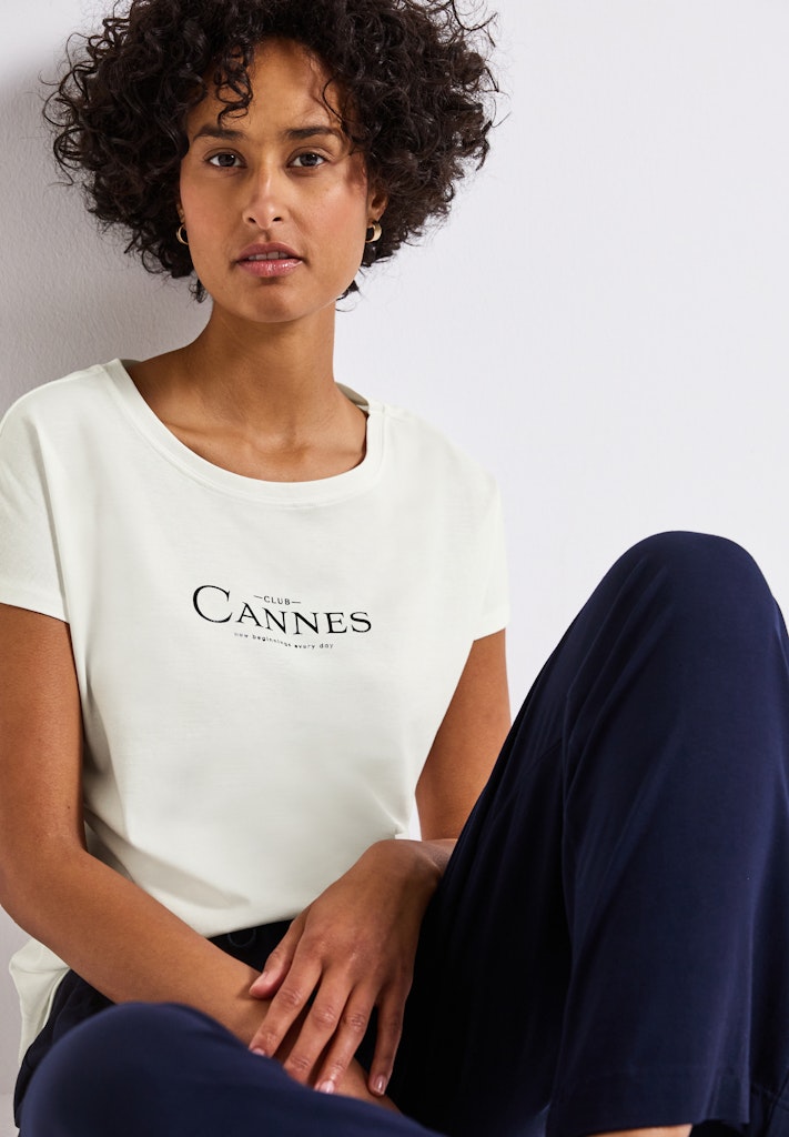 Street One Damen T-Shirts  Off White