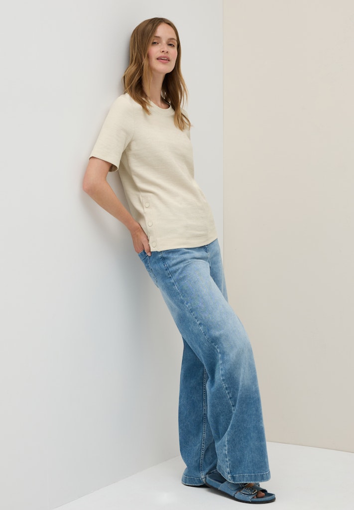 Cecil Damen T-Shirts  Light Bei