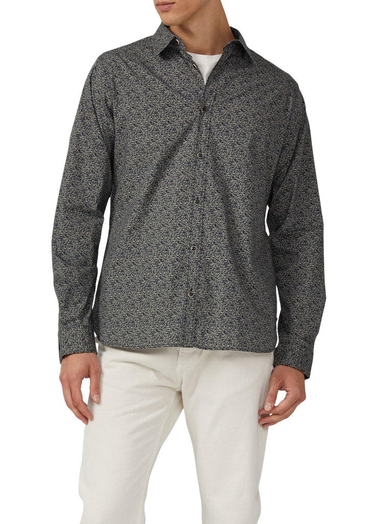 S. Oliver red Herren Hemden lang Green