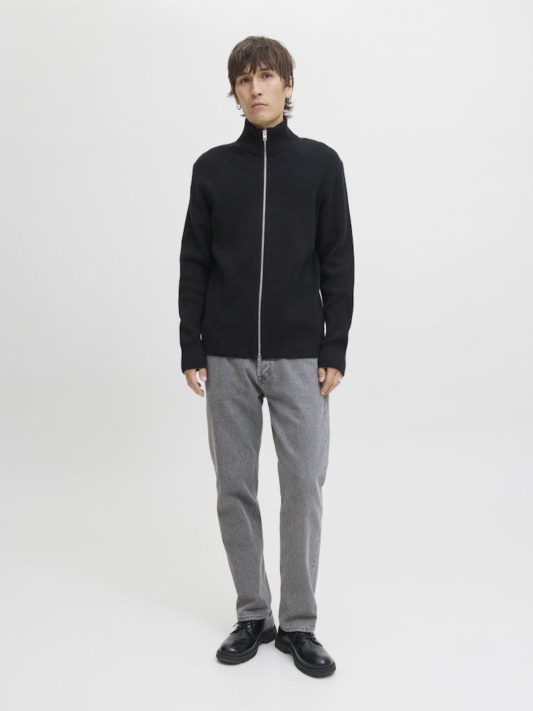 Jack & Jones Herren Strickjacken Black