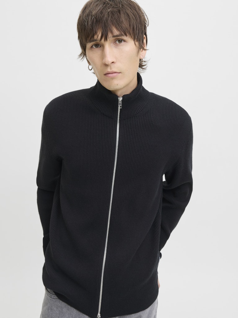Jack & Jones Herren Strickjacken Black