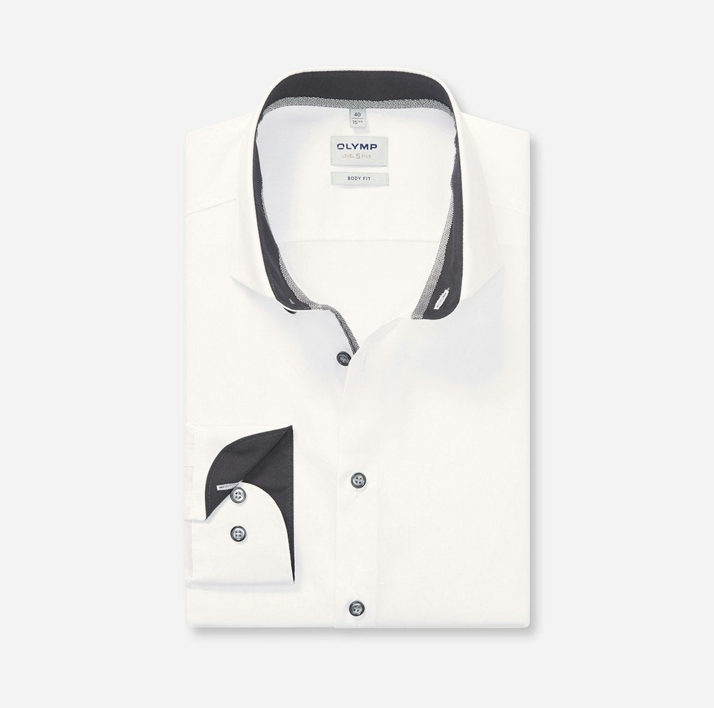 Olymp Herren Hemden lang  Anthrazit