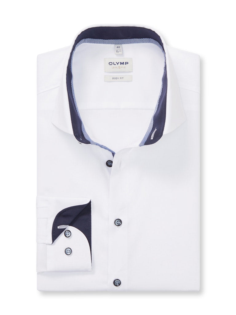 Olymp Herren Hemden lang Weiss