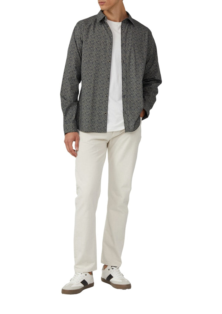 S. Oliver red Herren Hemden lang Green