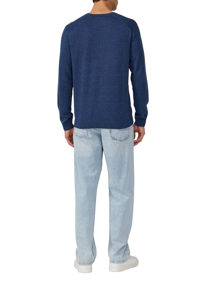S. Oliver red Herren Pullover Blue