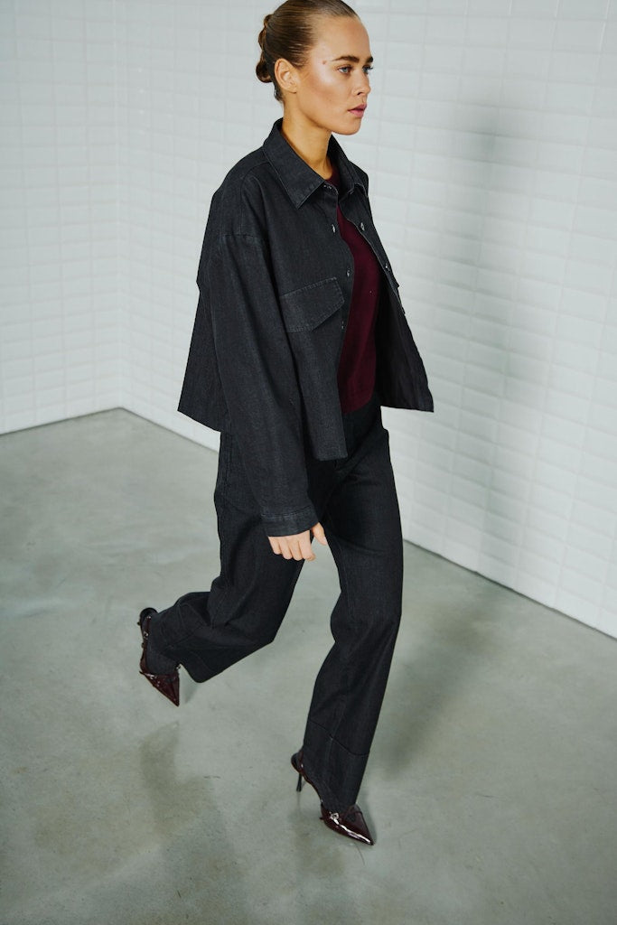 Withblack Damen Jacke Blackwash