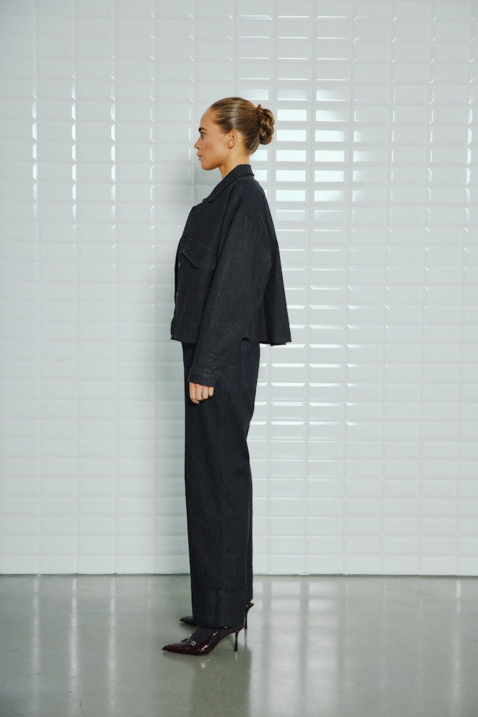 Withblack Damen Jacke Blackwash