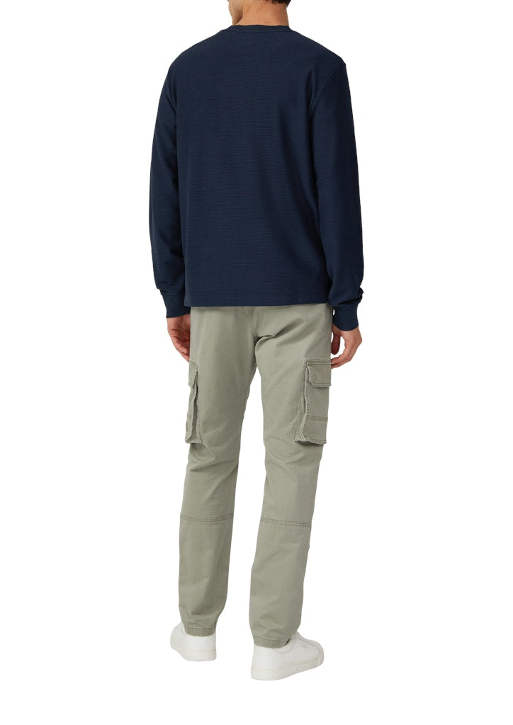 S. Oliver red Herren Sweatshirts Blue