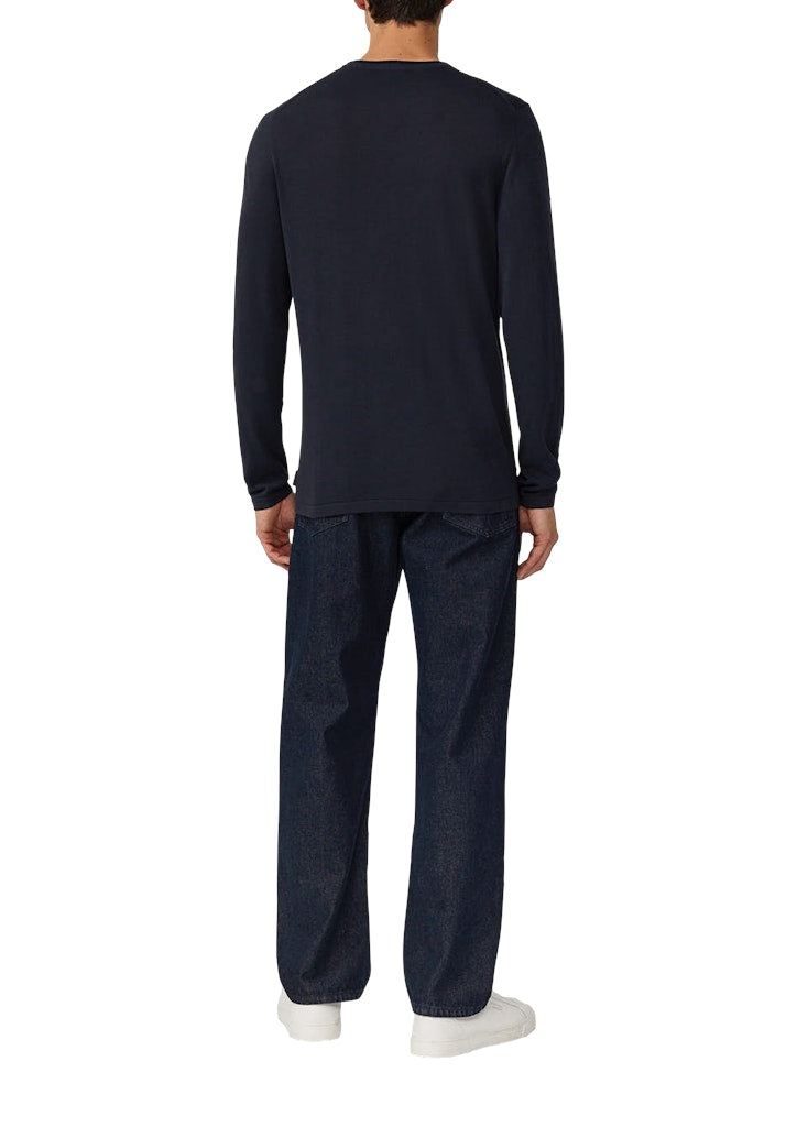 S. Oliver black Herren Pullover Blue