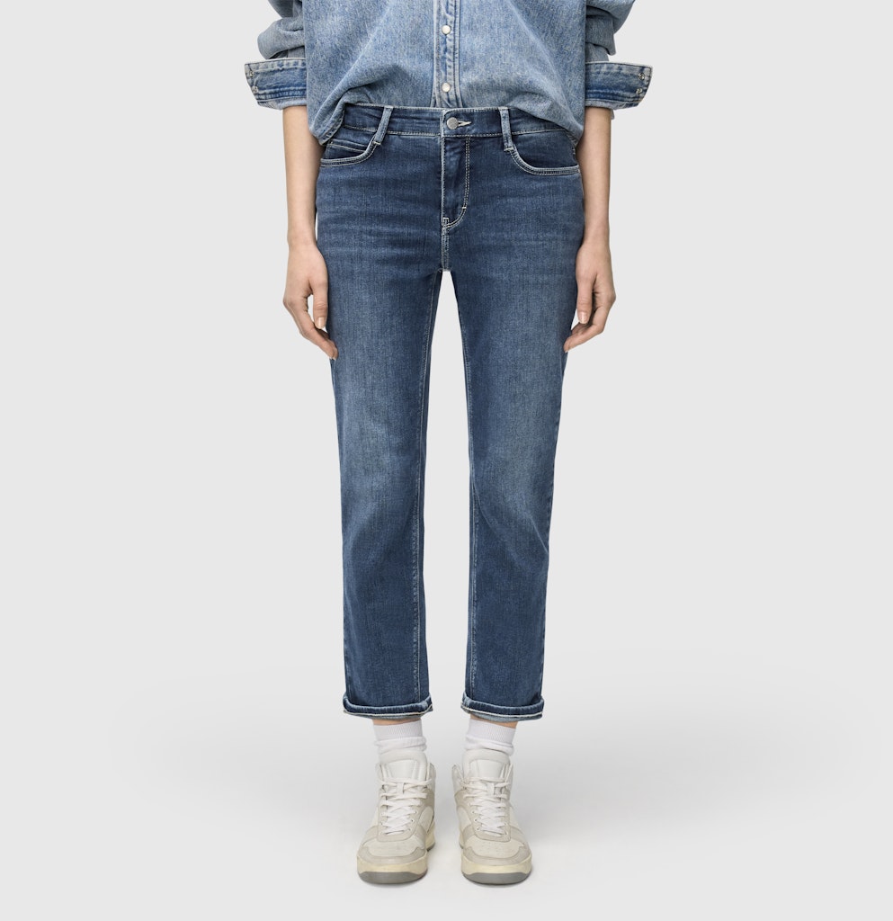 Mac Damen Jeans Blue Moon Basic