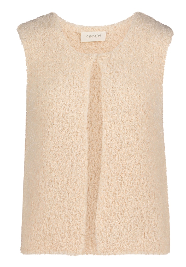 Cartoon Damen Strickjacken Cream