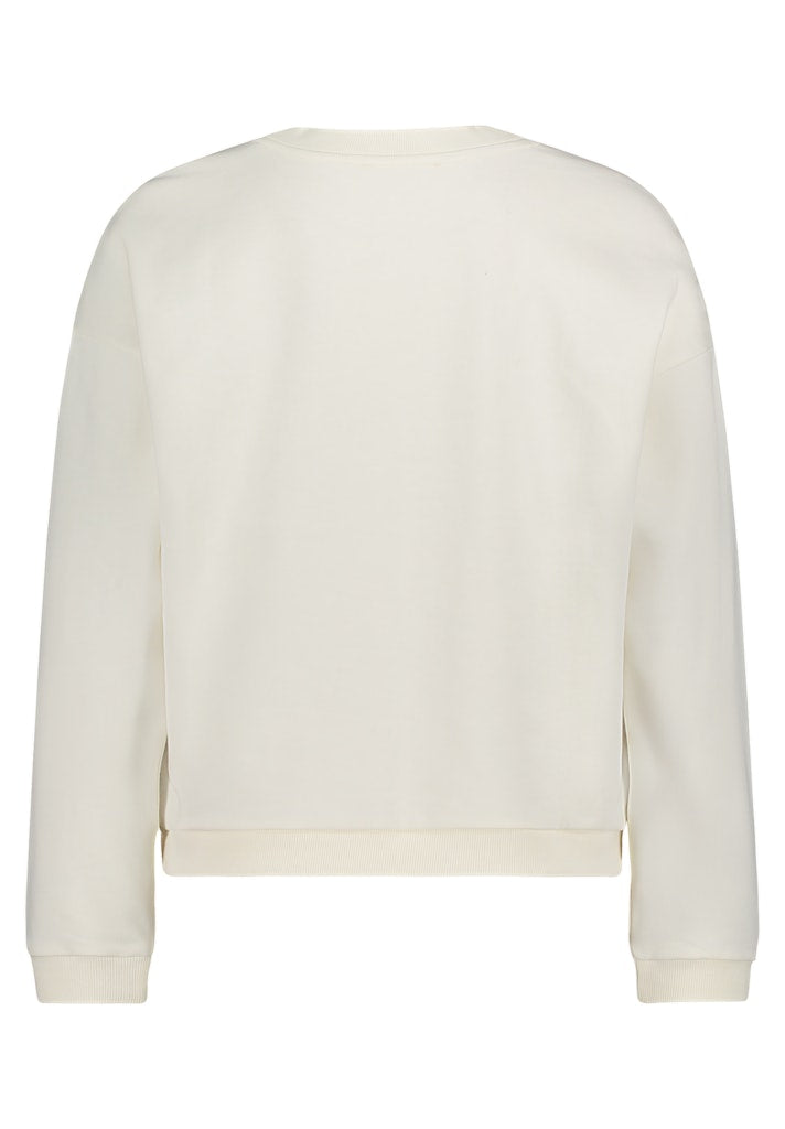 Cartoon Damen Sweatshirts Patch Cream/Gre