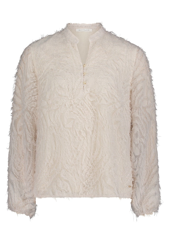 Betty & Co Damen Blusen White Sand