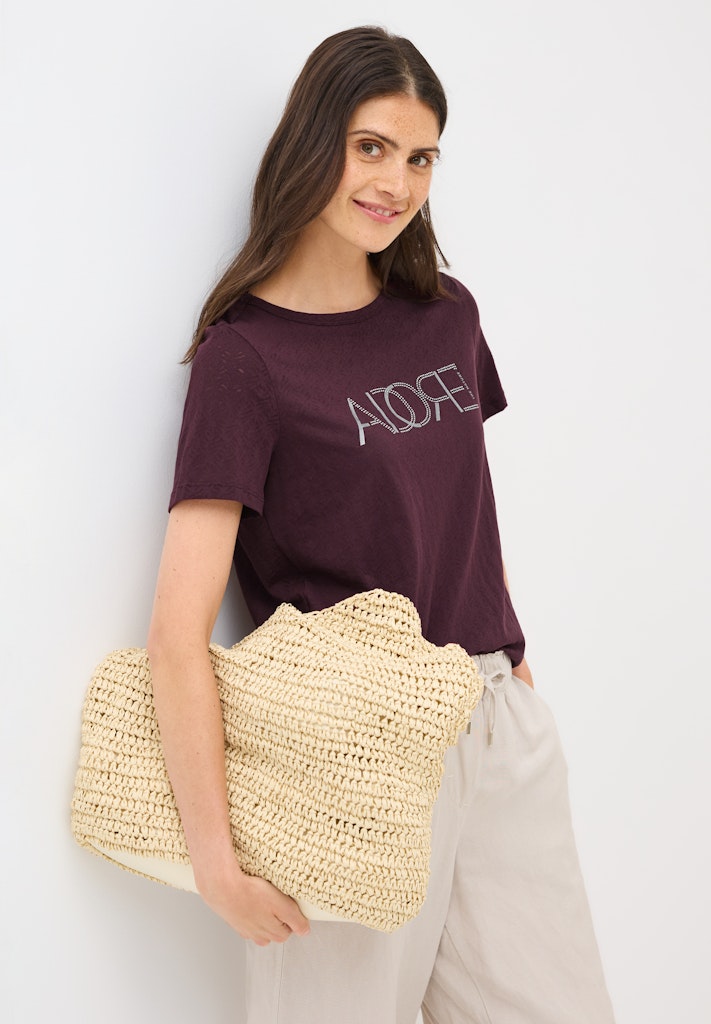 Cecil Damen T-Shirts  Mulberry