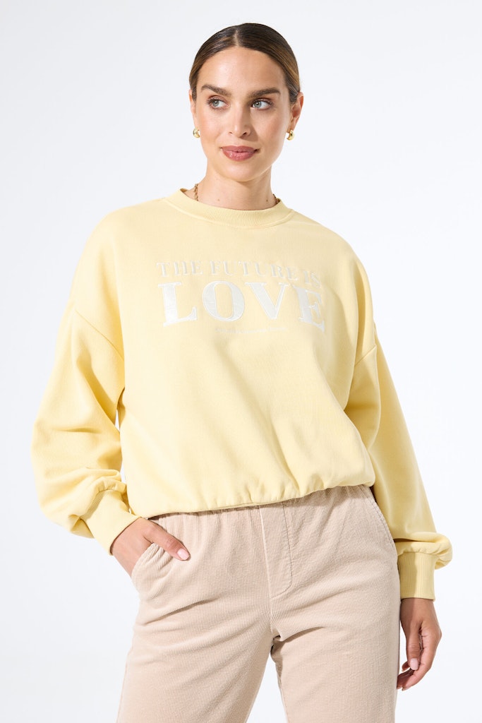 Garcia Damen Sweatshirts Mellow Yellow