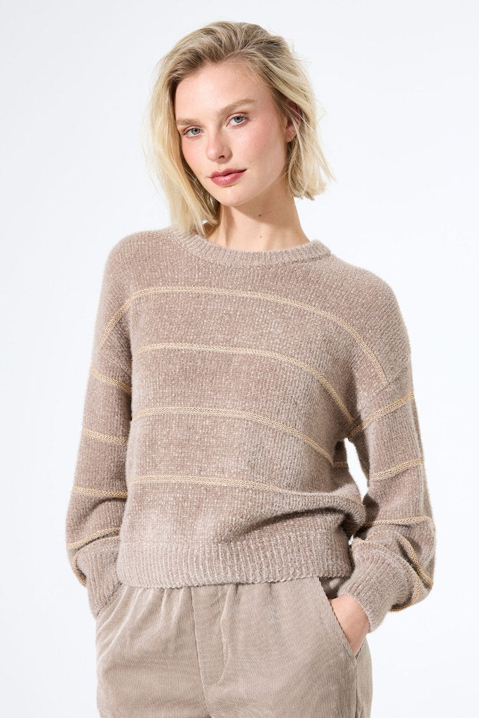 Garcia Damen Strickjacken Taupe