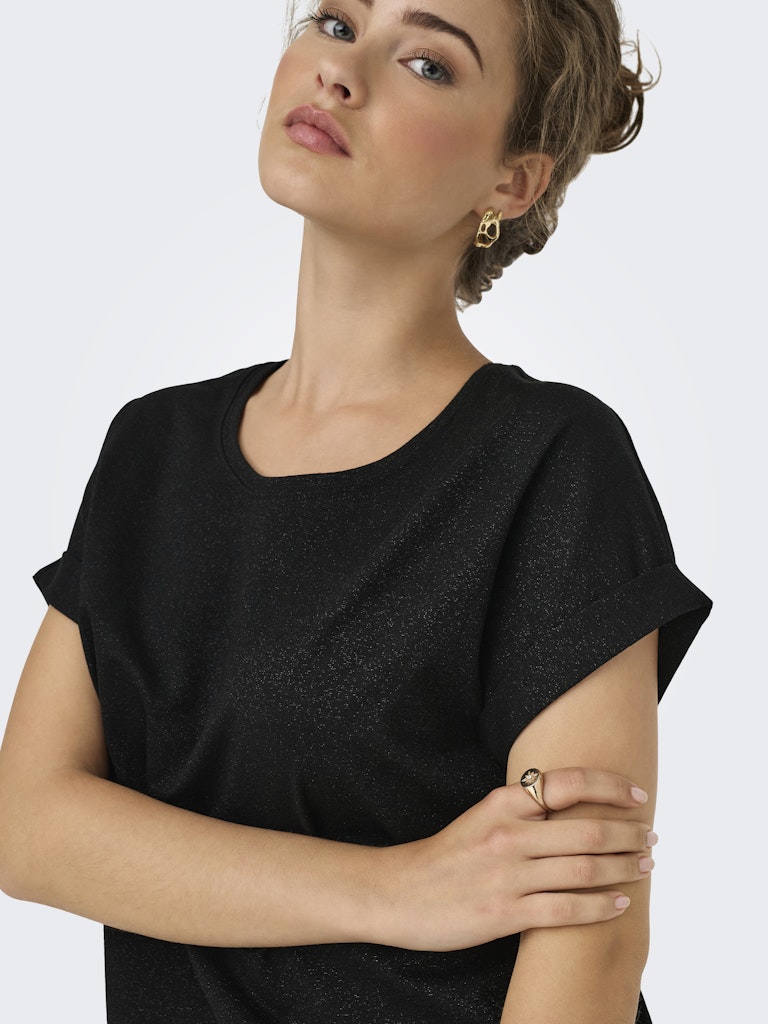 Only Damen Tops Black/Black Lur