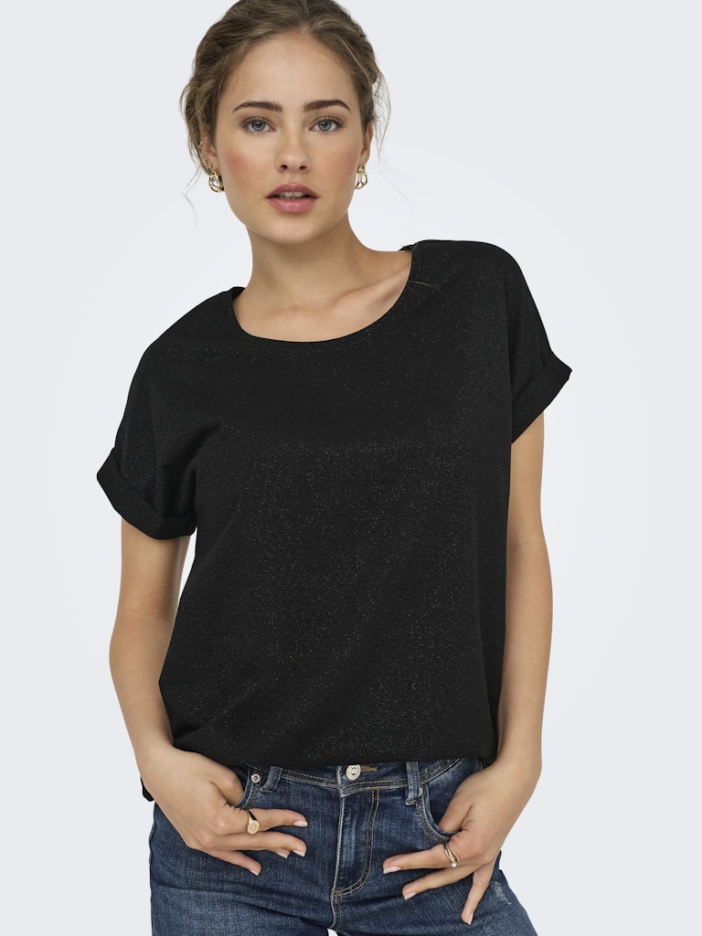 Only Damen Tops Black/Black Lur